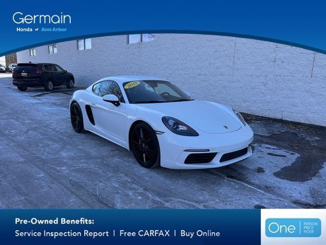 used 2018 Porsche 718 Cayman car, priced at $59,900