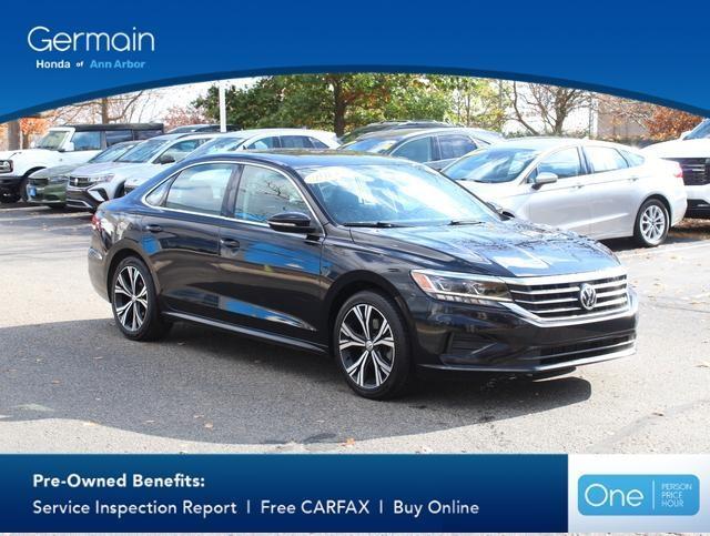 used 2021 Volkswagen Passat car, priced at $18,344