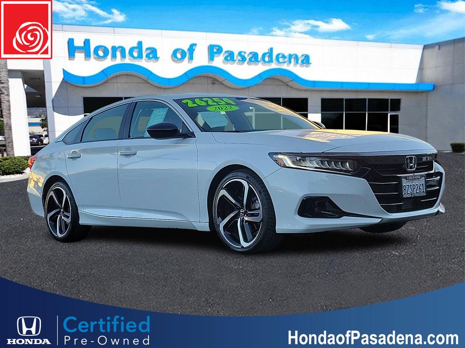 used 2022 Honda Accord car, priced at $26,254