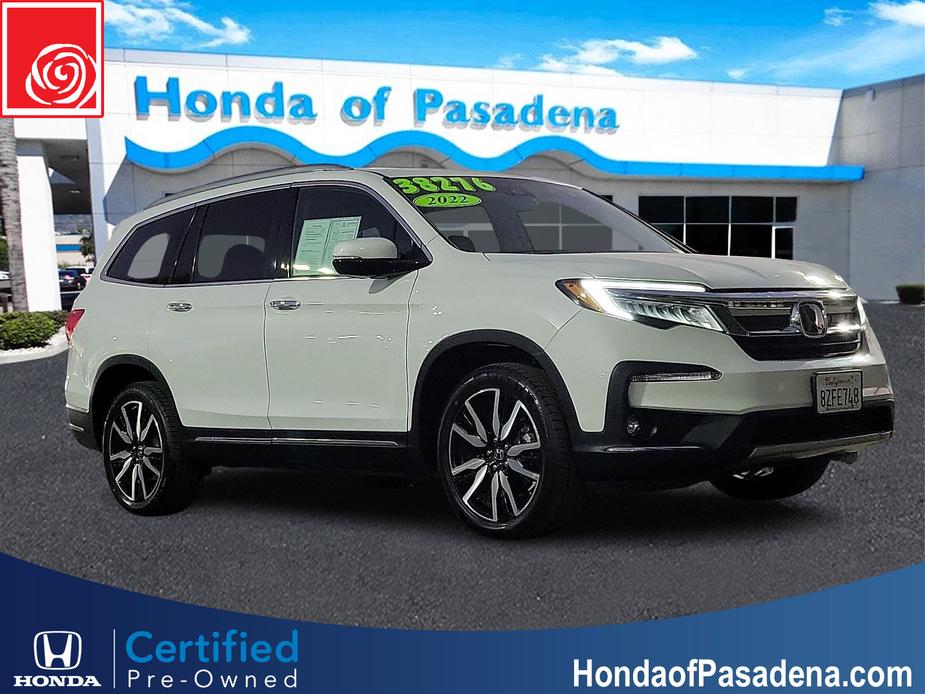 used 2022 Honda Pilot car, priced at $38,276