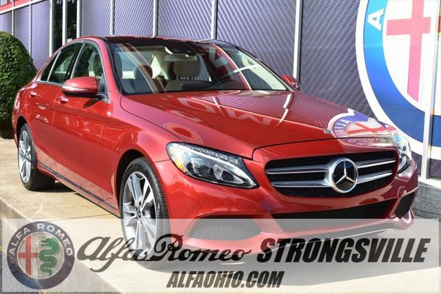 used 2018 Mercedes-Benz C-Class car, priced at $19,787