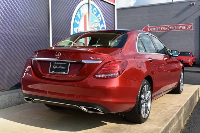 used 2018 Mercedes-Benz C-Class car, priced at $19,787