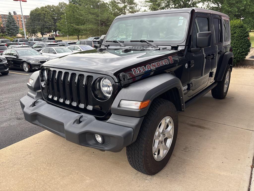 used 2021 Jeep Wrangler Unlimited car, priced at $30,874