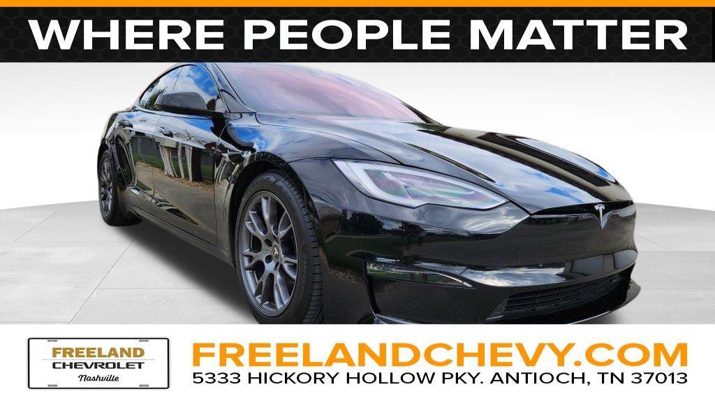 used 2021 Tesla Model S car, priced at $53,597