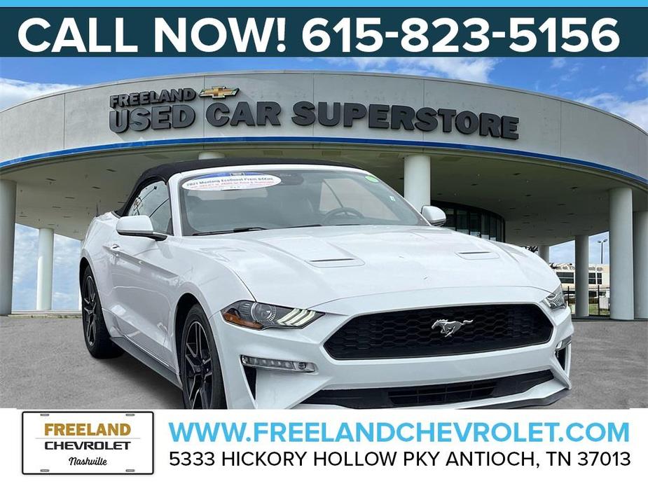 used 2021 Ford Mustang car, priced at $22,754