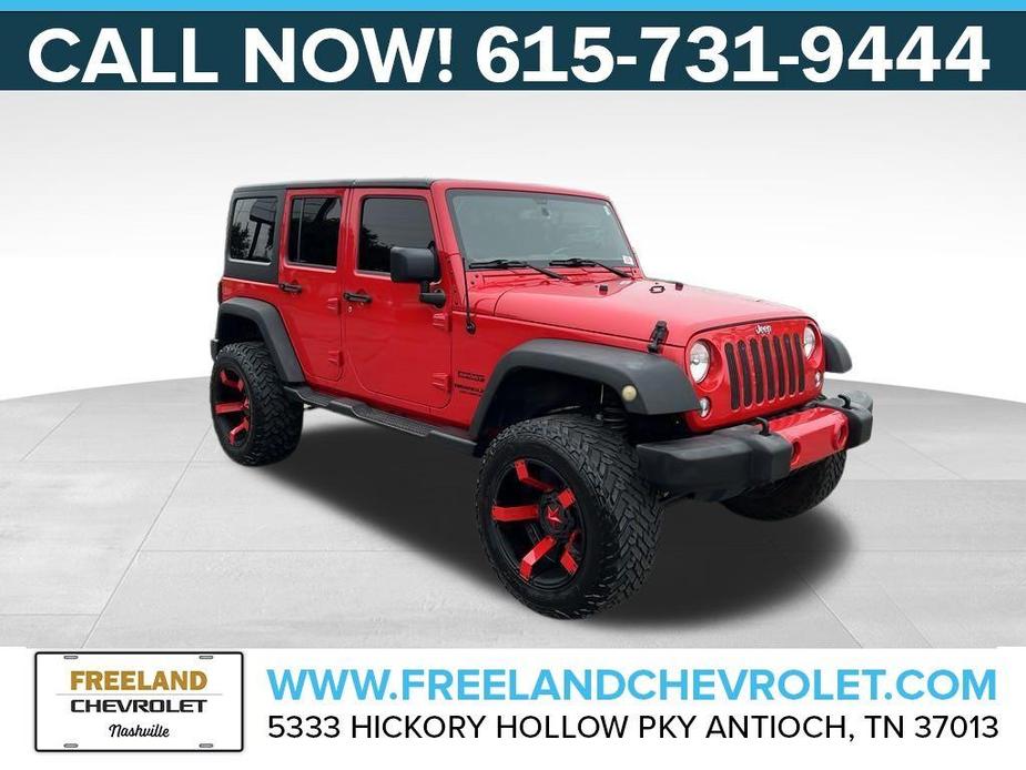 used 2015 Jeep Wrangler Unlimited car, priced at $18,350