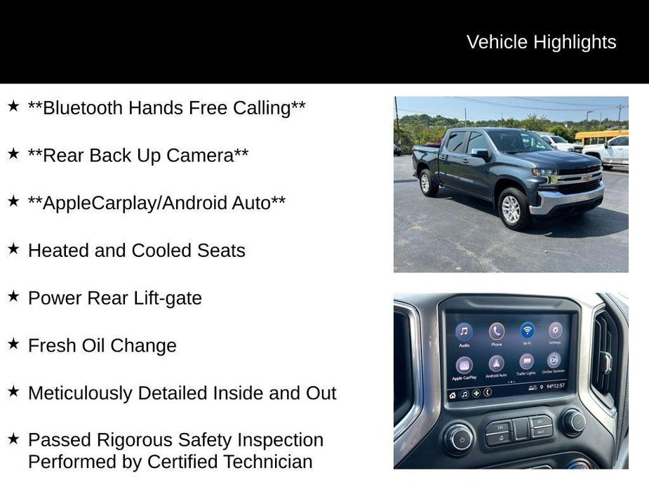 used 2021 Chevrolet Silverado 1500 car, priced at $28,415