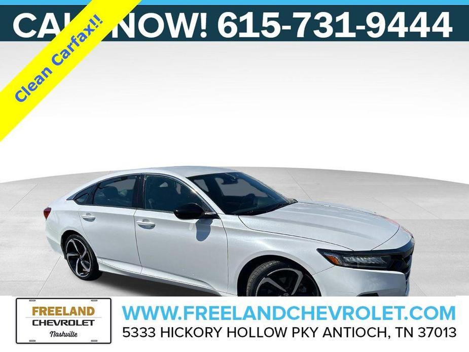 used 2021 Honda Accord car, priced at $22,710