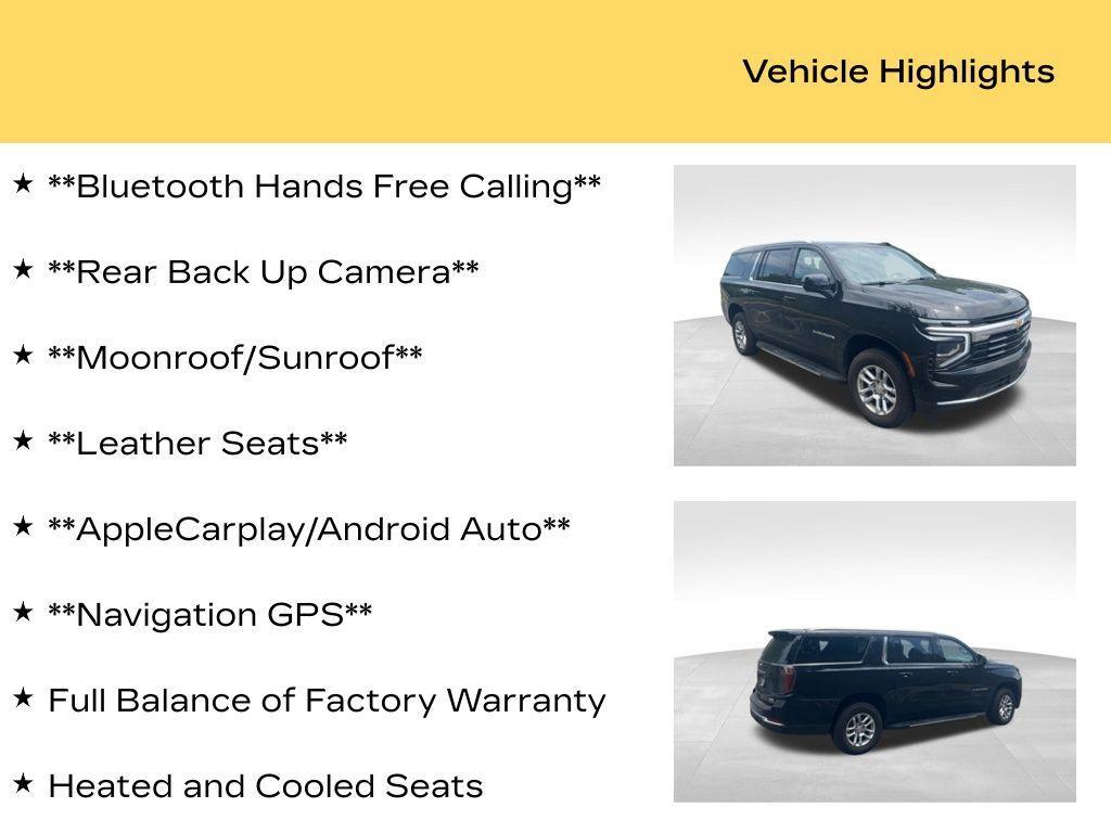 used 2025 Chevrolet Suburban car, priced at $66,900