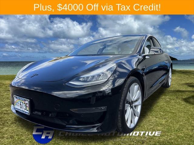 used 2018 Tesla Model 3 car, priced at $28,000