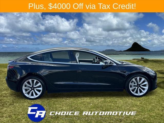 used 2018 Tesla Model 3 car, priced at $28,000