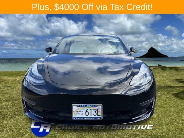 used 2018 Tesla Model 3 car, priced at $28,000