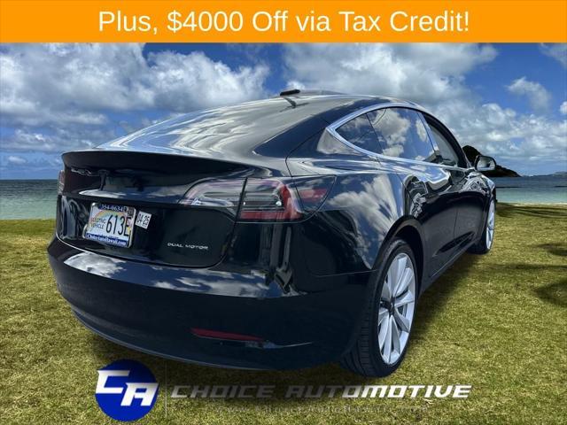 used 2018 Tesla Model 3 car, priced at $28,000