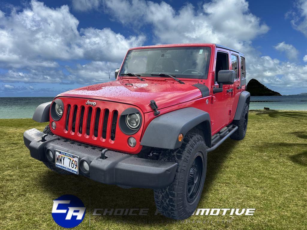 used 2015 Jeep Wrangler Unlimited car, priced at $18,000