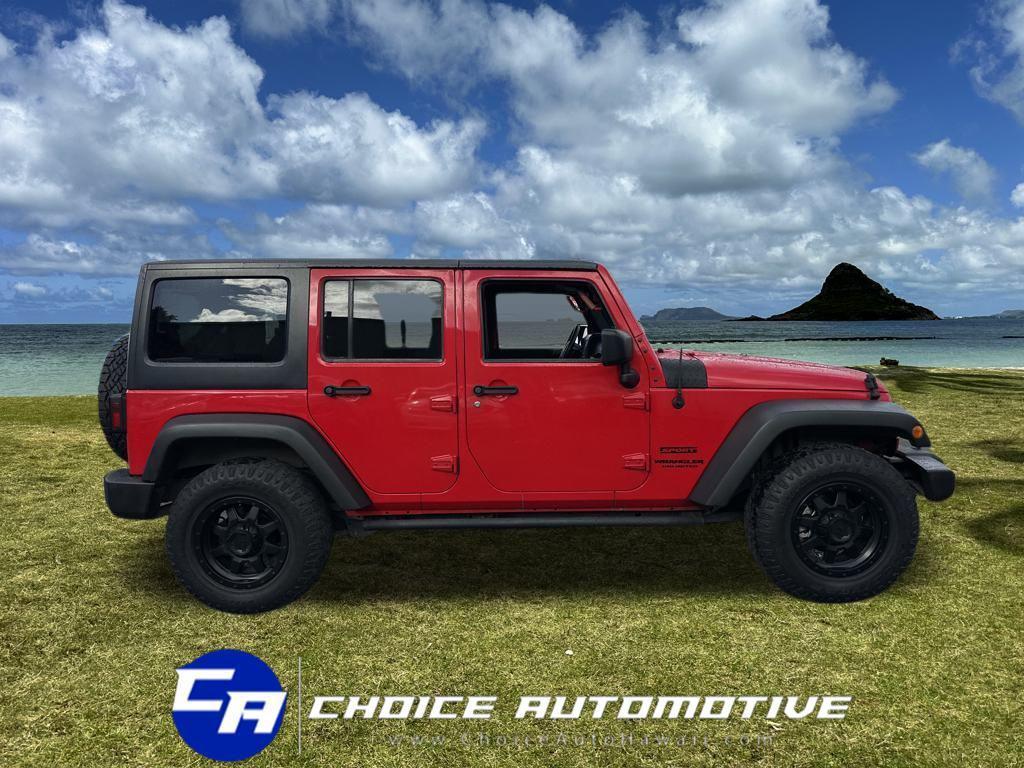 used 2015 Jeep Wrangler Unlimited car, priced at $18,000