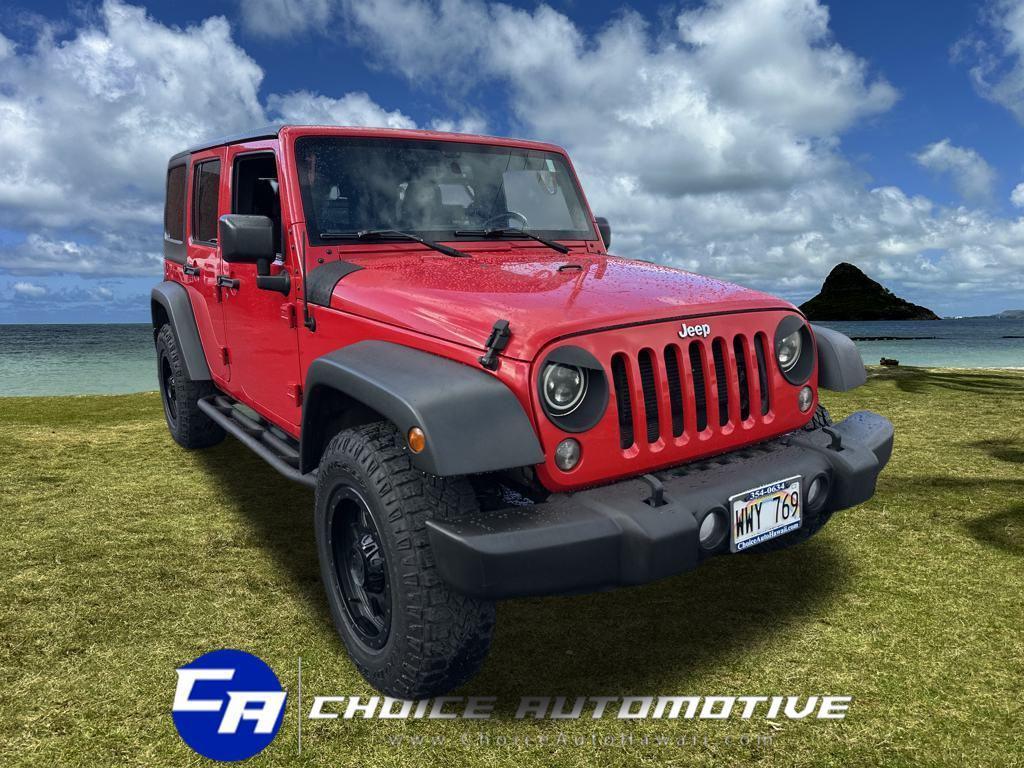 used 2015 Jeep Wrangler Unlimited car, priced at $18,000
