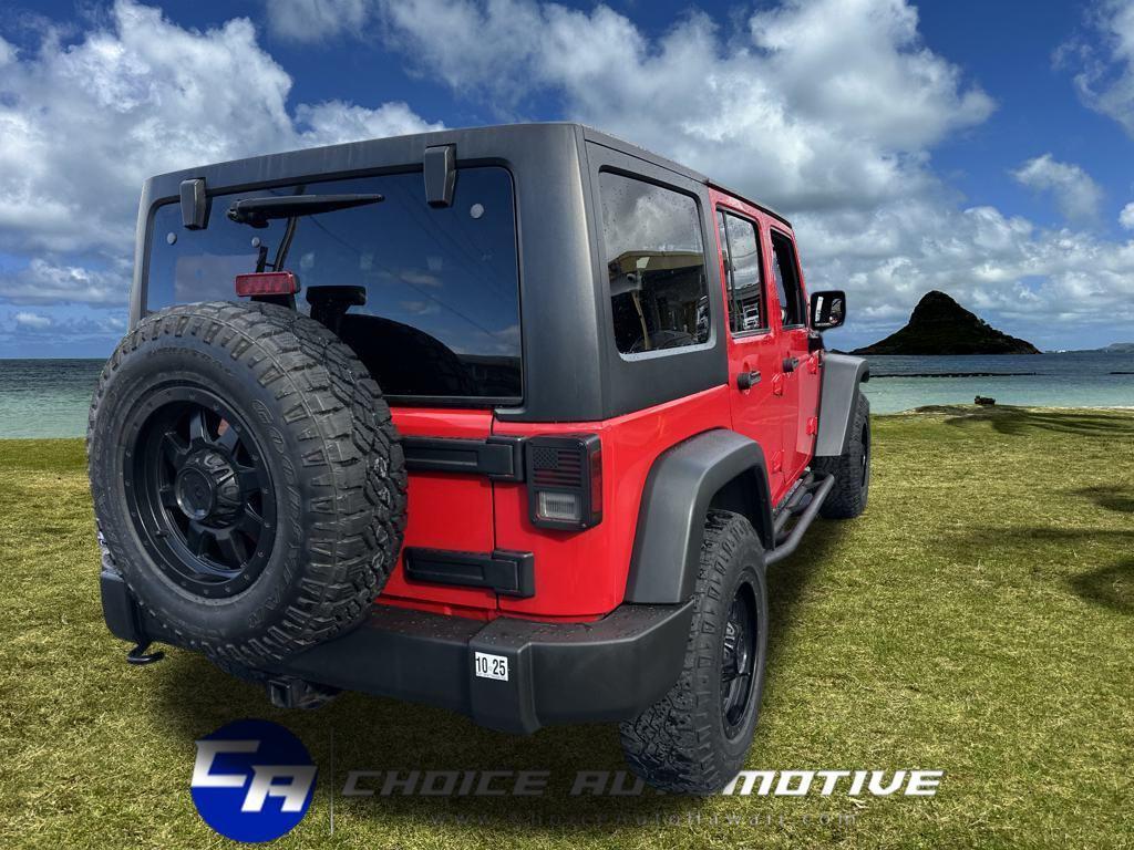used 2015 Jeep Wrangler Unlimited car, priced at $18,000