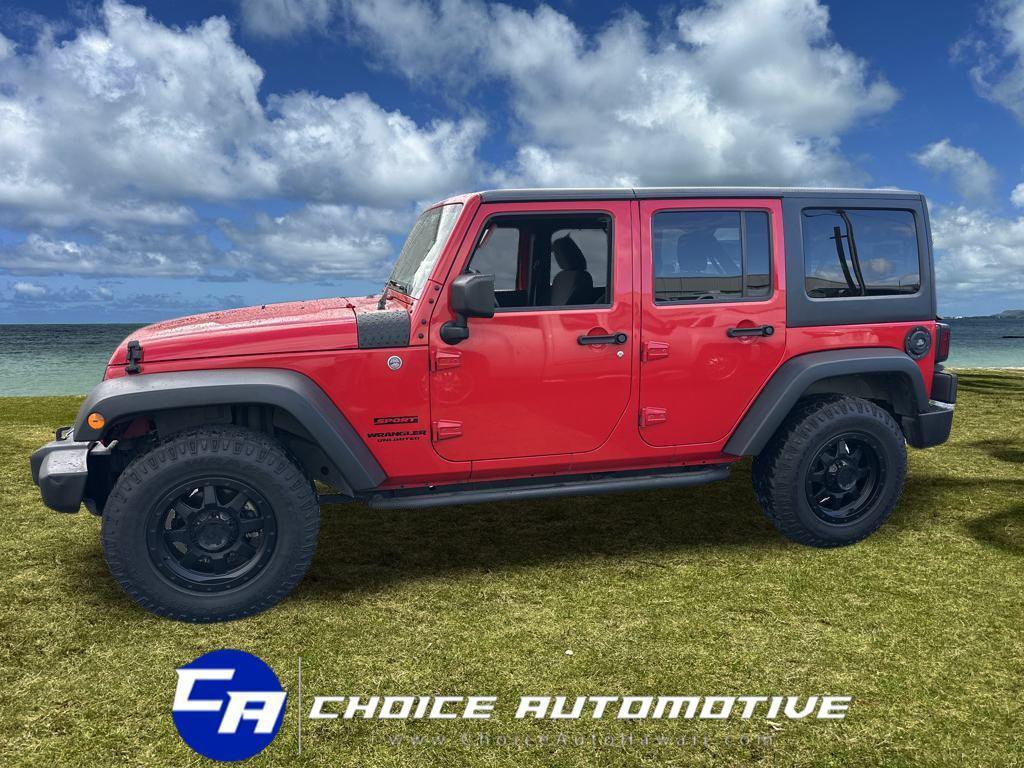 used 2015 Jeep Wrangler Unlimited car, priced at $18,000