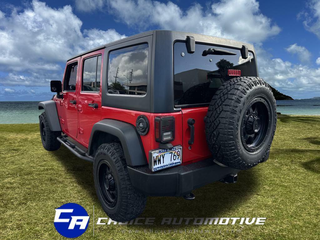used 2015 Jeep Wrangler Unlimited car, priced at $18,000