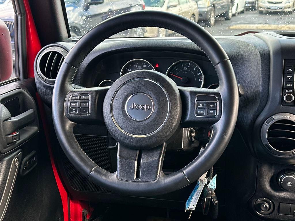 used 2015 Jeep Wrangler Unlimited car, priced at $18,000