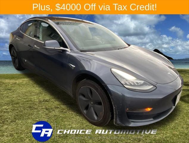 used 2019 Tesla Model 3 car, priced at $18,500