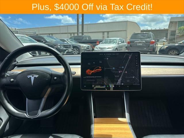 used 2019 Tesla Model 3 car, priced at $25,000