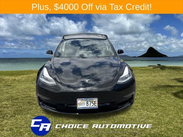 used 2019 Tesla Model 3 car, priced at $25,000