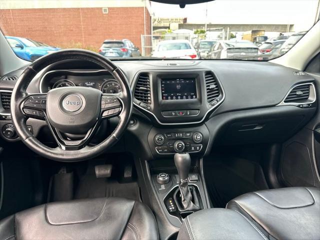 used 2021 Jeep Cherokee car, priced at $21,500