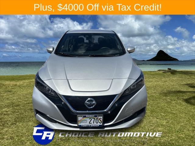 used 2021 Nissan Leaf car, priced at $17,500