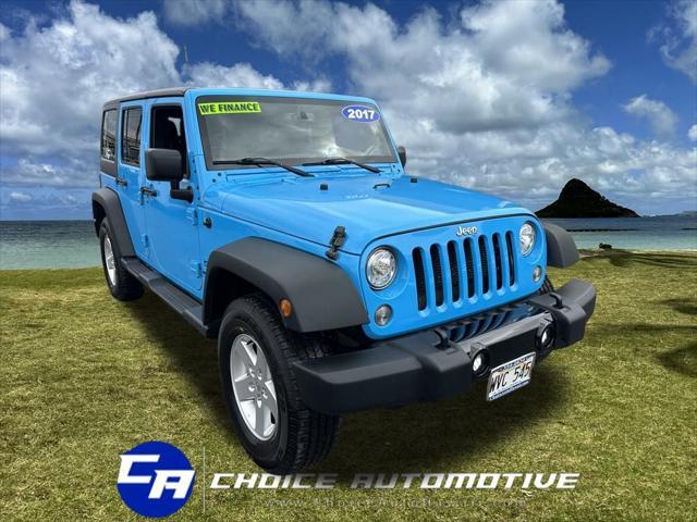 used 2017 Jeep Wrangler Unlimited car, priced at $24,000