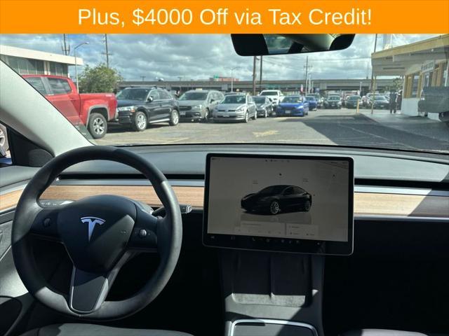 used 2022 Tesla Model 3 car, priced at $30,000