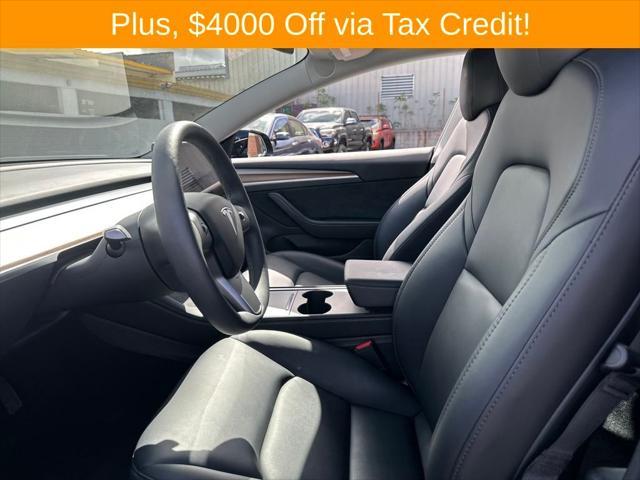 used 2022 Tesla Model 3 car, priced at $30,000