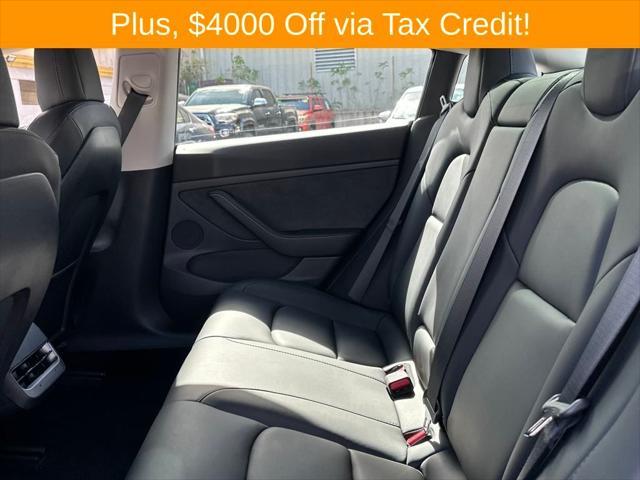 used 2022 Tesla Model 3 car, priced at $30,000