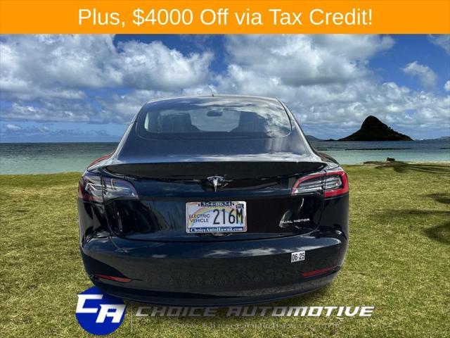 used 2022 Tesla Model 3 car, priced at $30,000
