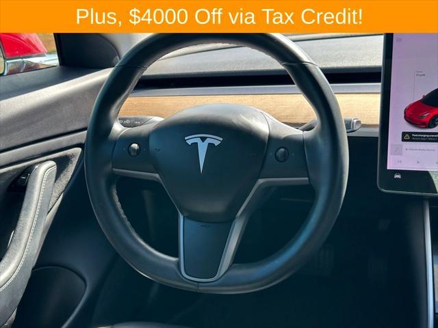 used 2019 Tesla Model 3 car, priced at $25,000