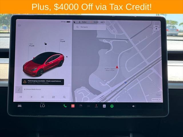 used 2019 Tesla Model 3 car, priced at $25,000