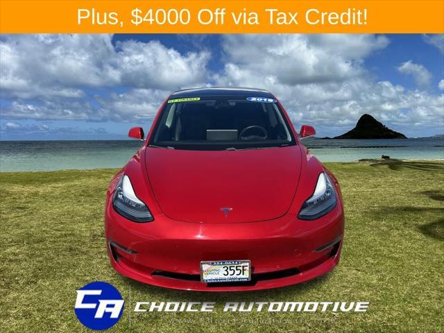 used 2019 Tesla Model 3 car, priced at $25,000