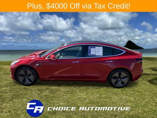 used 2019 Tesla Model 3 car, priced at $25,000