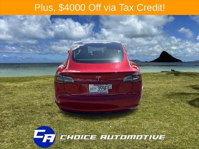 used 2019 Tesla Model 3 car, priced at $25,000