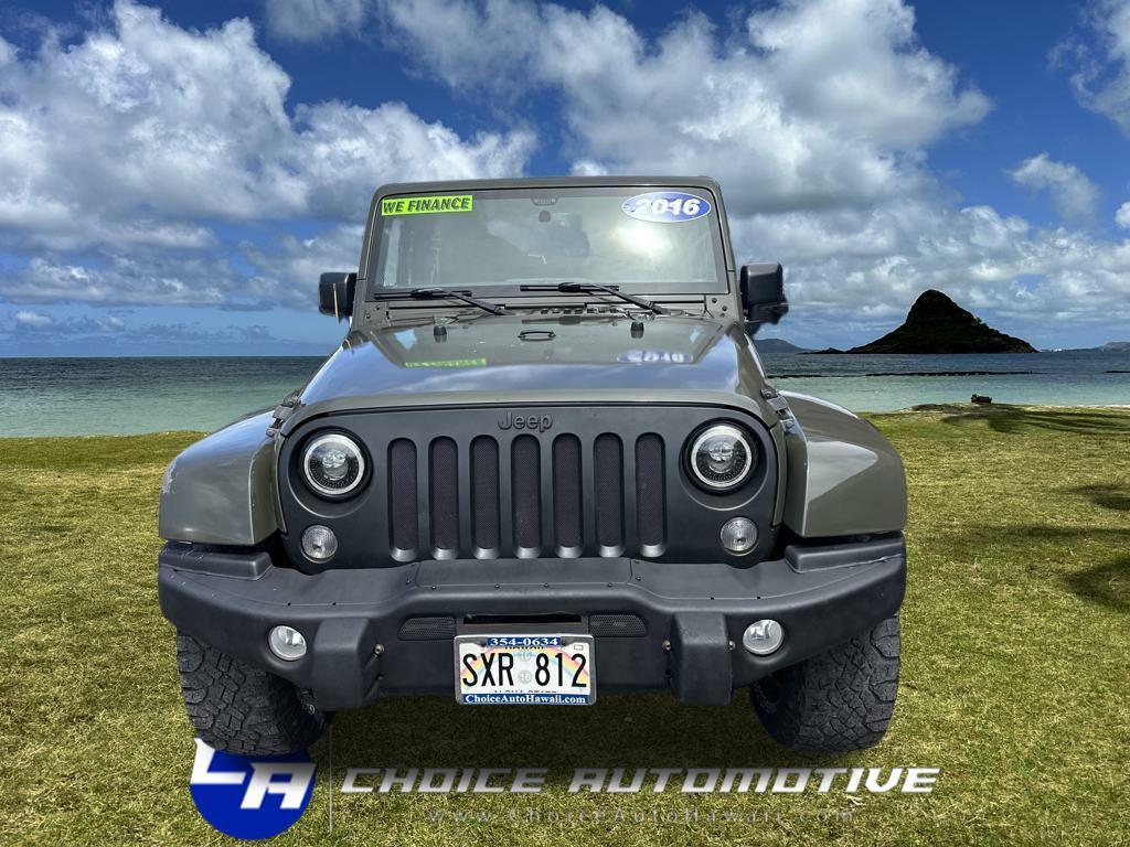 used 2016 Jeep Wrangler car, priced at $18,000