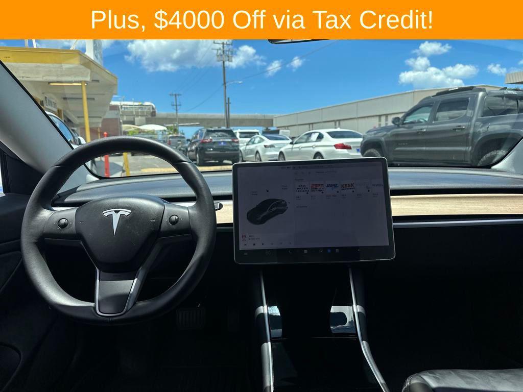 used 2019 Tesla Model 3 car, priced at $25,000
