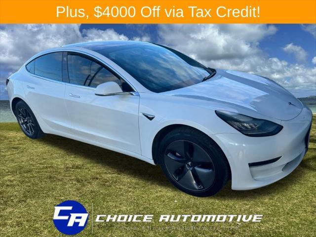 used 2018 Tesla Model 3 car, priced at $27,000