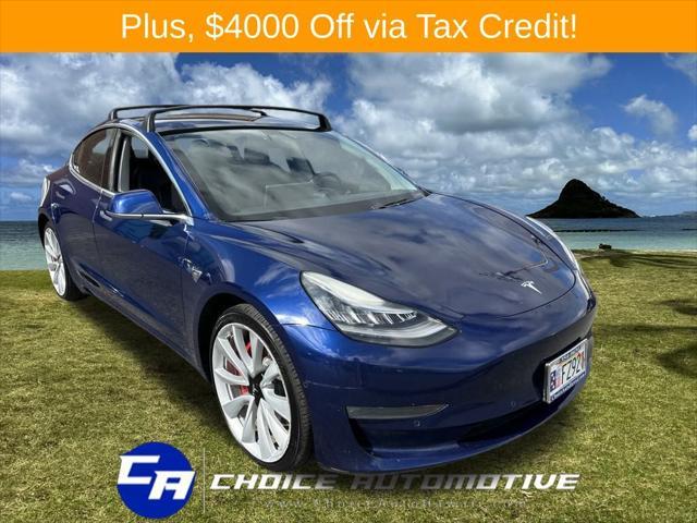 used 2019 Tesla Model 3 car, priced at $25,000