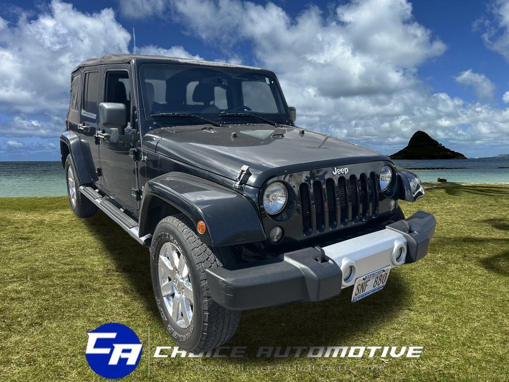 used 2015 Jeep Wrangler Unlimited car, priced at $15,000