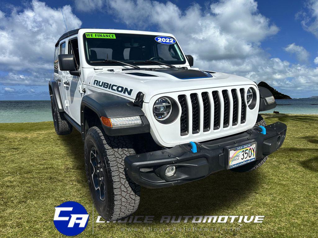 used 2022 Jeep Wrangler Unlimited 4xe car, priced at $31,500