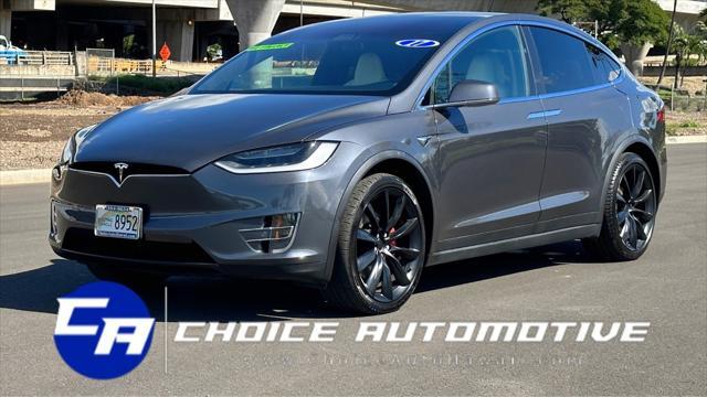 used 2017 Tesla Model X car, priced at $45,000