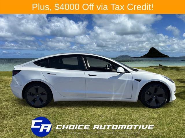 used 2021 Tesla Model 3 car, priced at $24,000