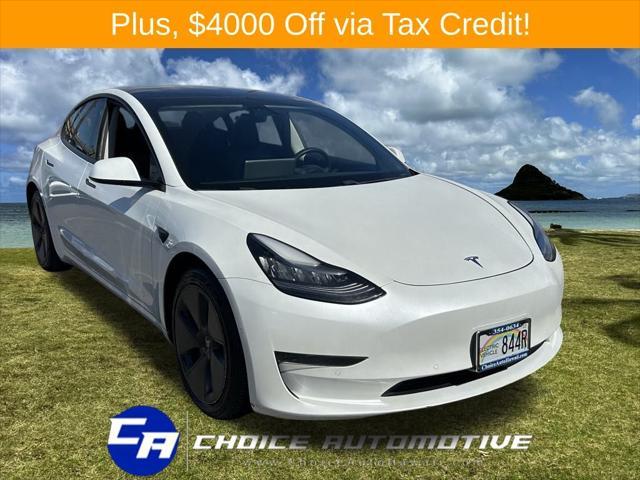 used 2021 Tesla Model 3 car, priced at $24,000