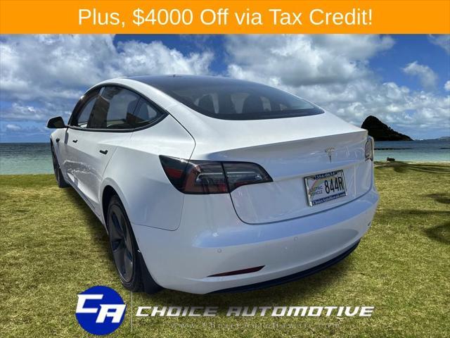 used 2021 Tesla Model 3 car, priced at $24,000