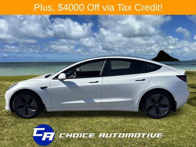 used 2021 Tesla Model 3 car, priced at $24,000